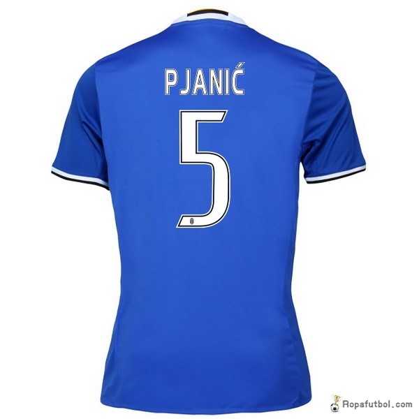 Camiseta Juventus Replica Segunda Ropa Pjanic 2016/17 Azul